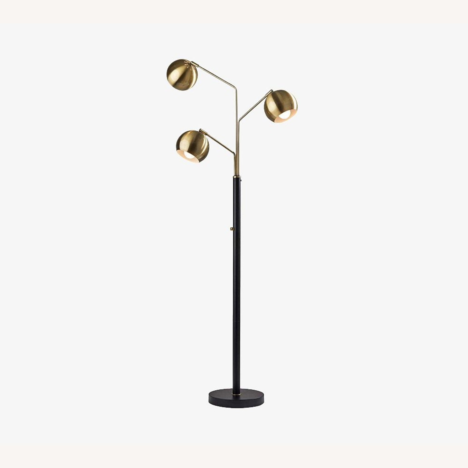 Pottery Barn Brooks Metal Triple Head Floor Lamp (68") - image-5