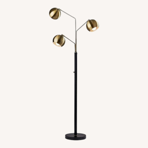 Used Pottery Barn Brooks Metal Triple Head Floor Lamp (68") for sale on AptDeco