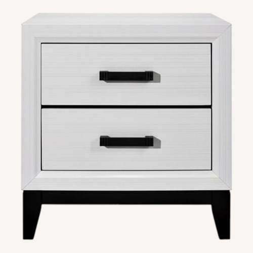 Used Bob's Discount Furniture White Nightstand for sale on AptDeco