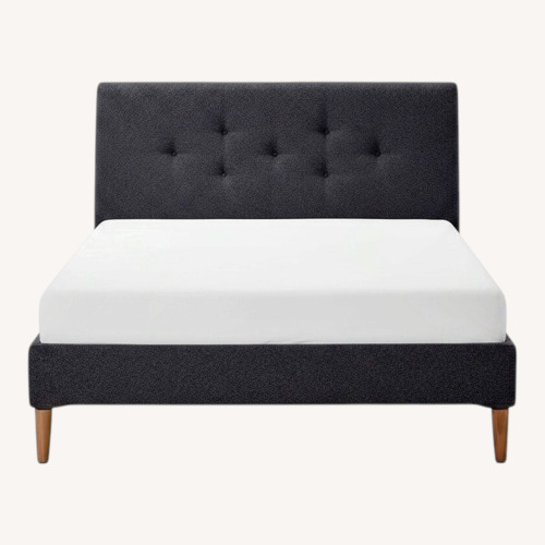 Used IKEA IDANÄS Dark Grey Bed Frame for sale on AptDeco