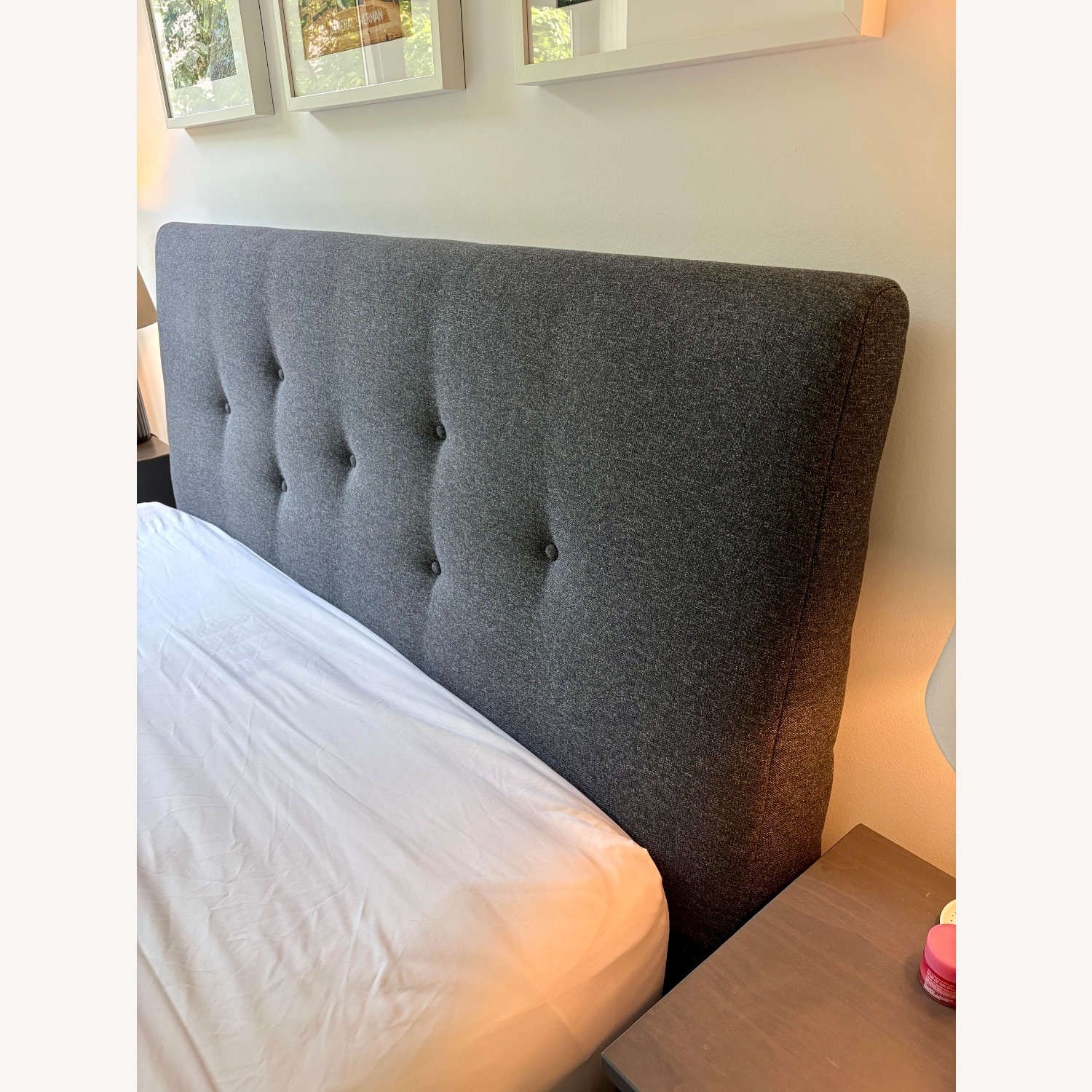 IKEA IDANÄS Dark Grey Bed Frame - image-5