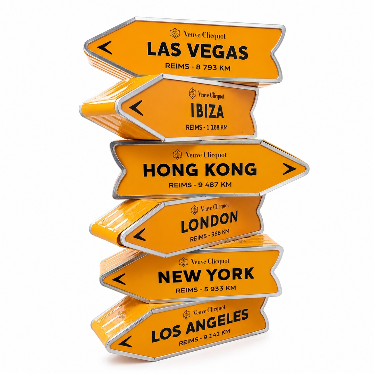 Veuve Cliqot Arrows Décor, Set of 6  - image-4