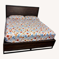 Bob's Discount Furniture Dark Brown King Bed
