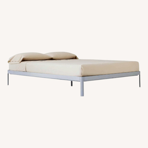 Used Design Within Reach Min Light Gray Full Bed for sale on AptDeco