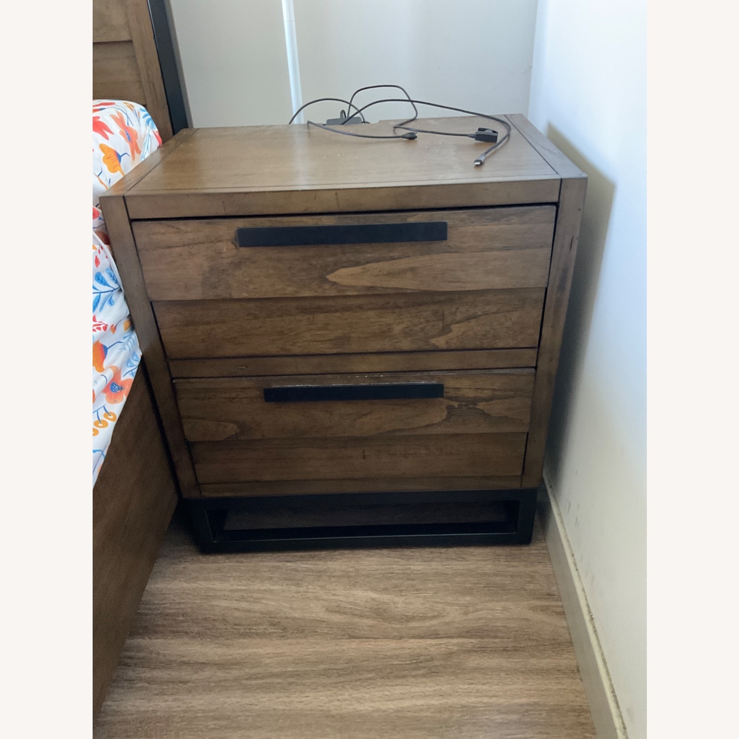 Bob's Discount Furniture Dark Brown Nightstand - image-1