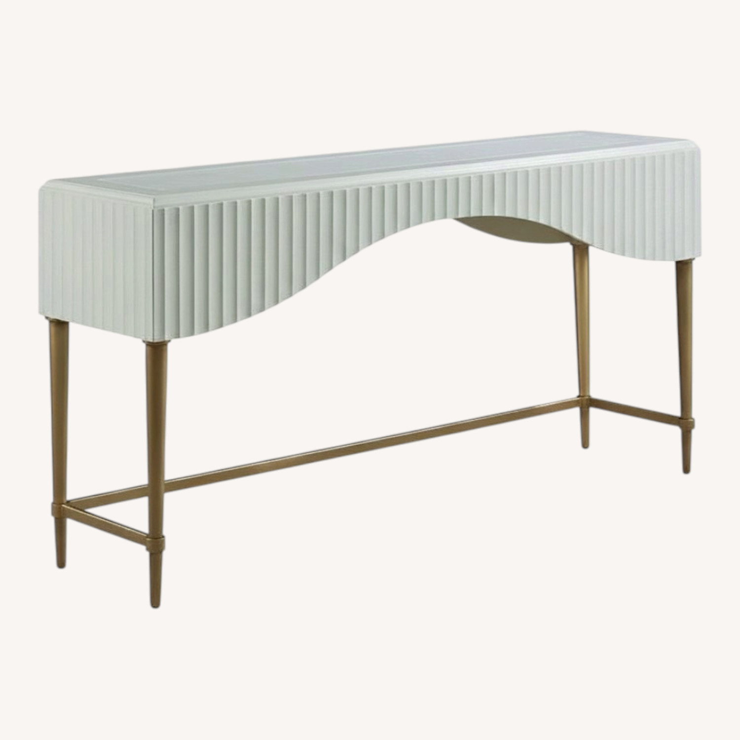 White Console Table - image-0