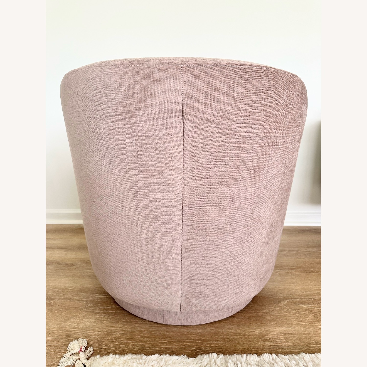 West Elm Viv Swivel Chair Pink - image-4