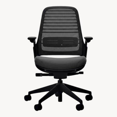 Used Steelcase Series 1 Black Fabric Office Chair for sale on AptDeco
