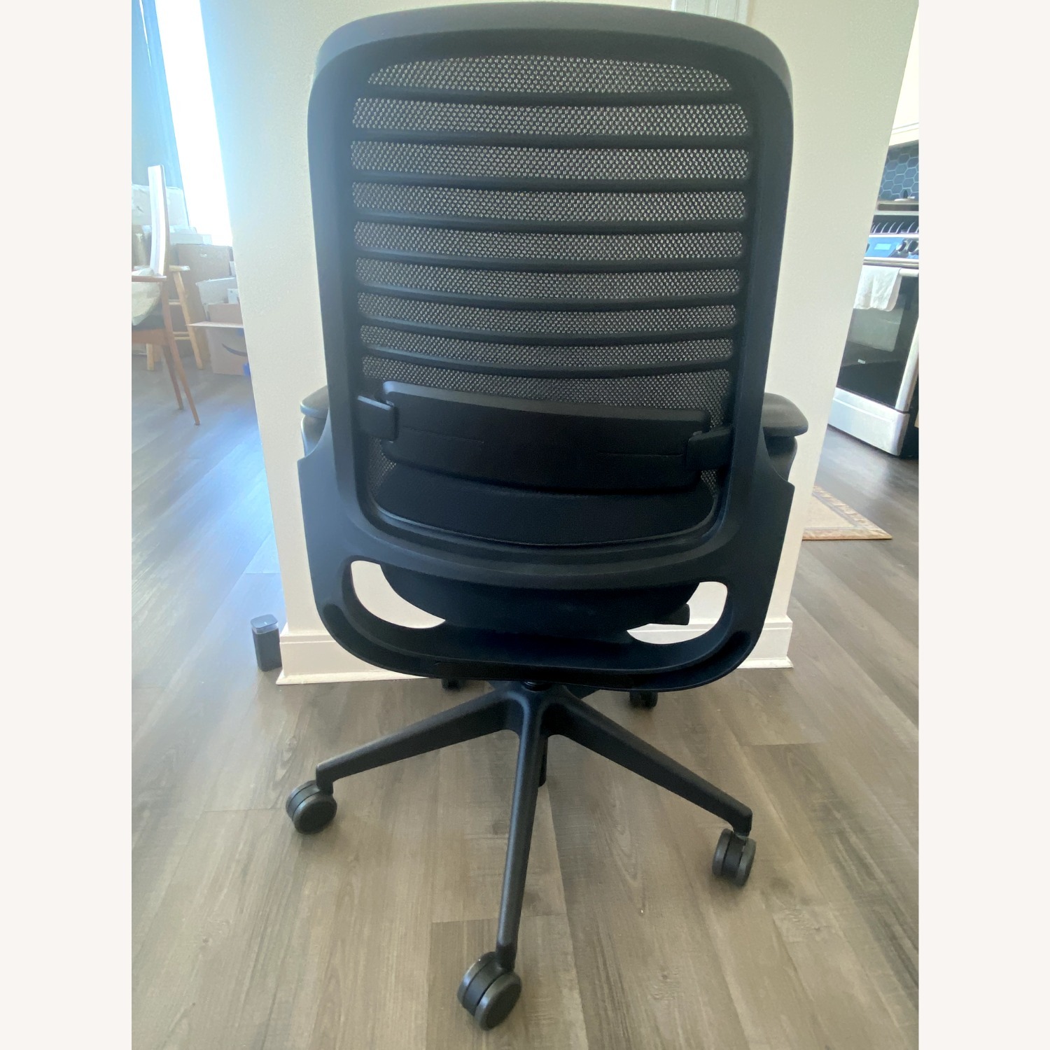 Steelcase Series 1 Black Fabric Office Chair - image-3