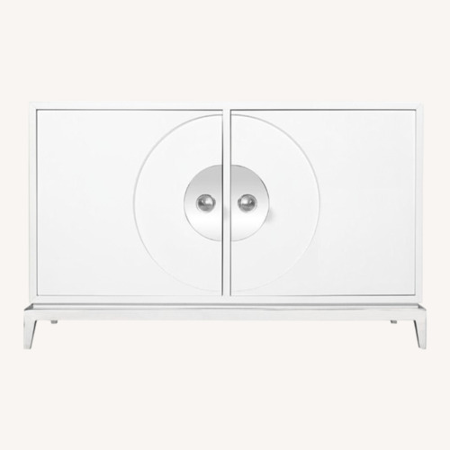 Used Jonathan Adler Channing White Lacquer Sideboard for sale on AptDeco