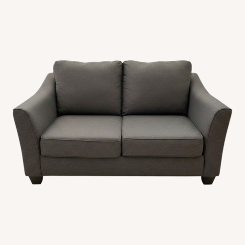 Used Bob's Discount Furniture Light Gray Loveseat for sale on AptDeco