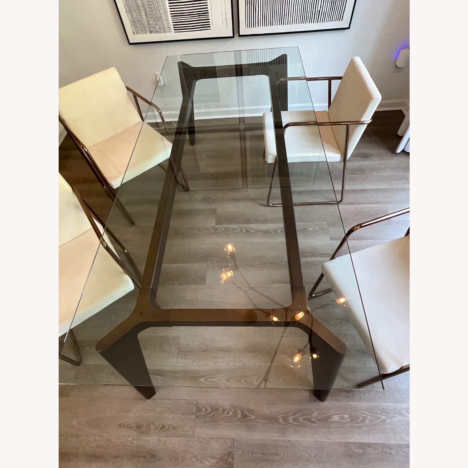 CB2 Harper Brass Table - image-4