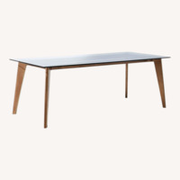 CB2 Harper Brass Table