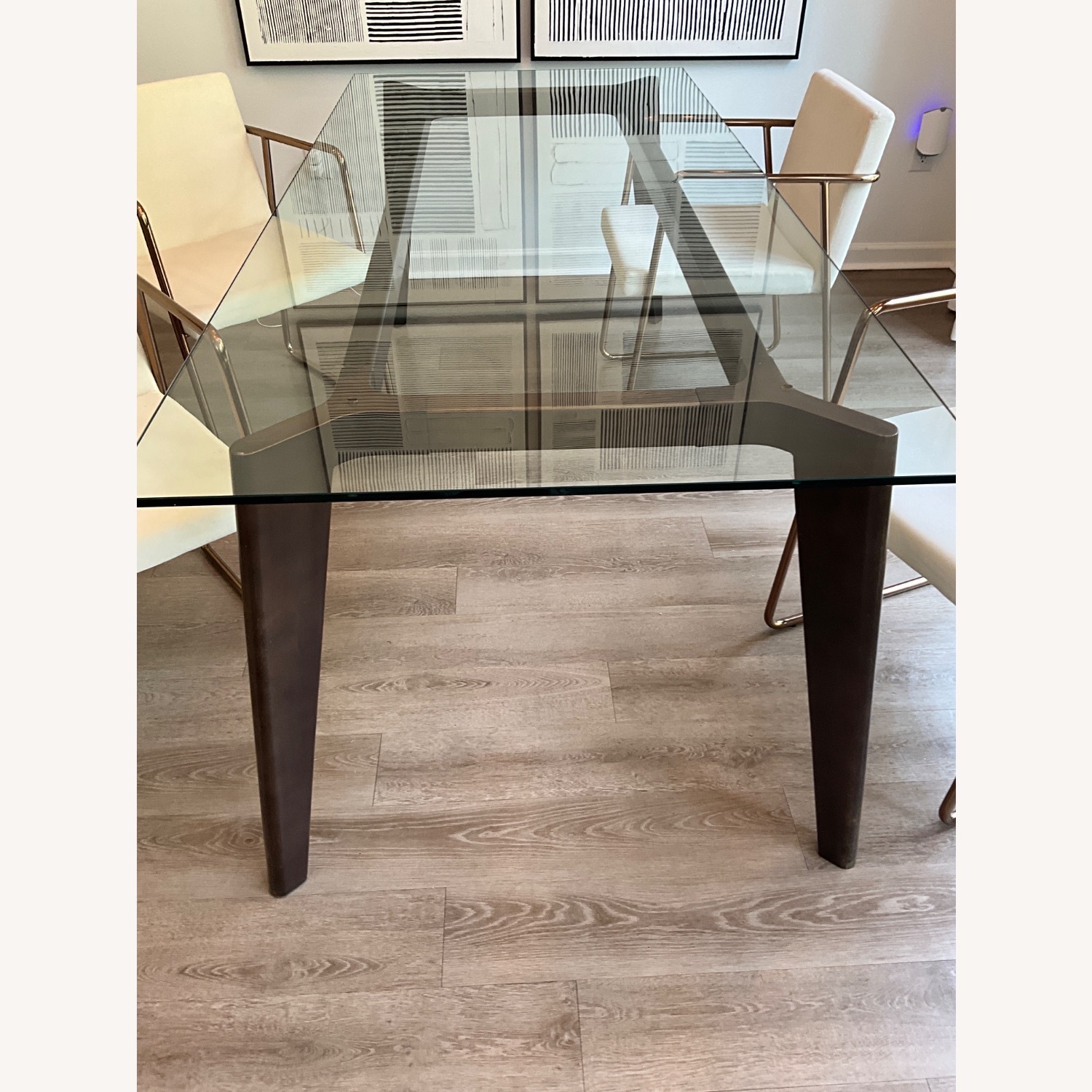 CB2 Harper Brass Table - image-2
