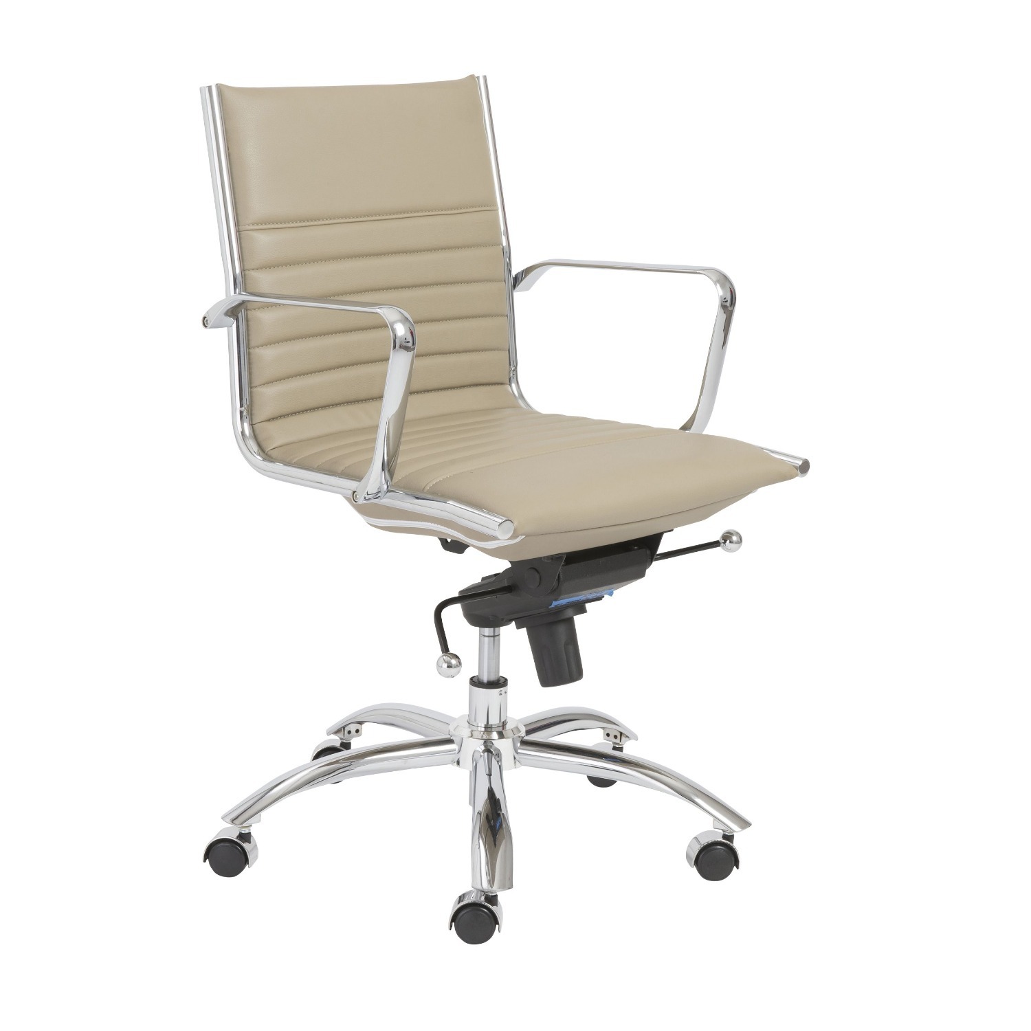 Mid-Century style Office Chair Taupe  - image-2
