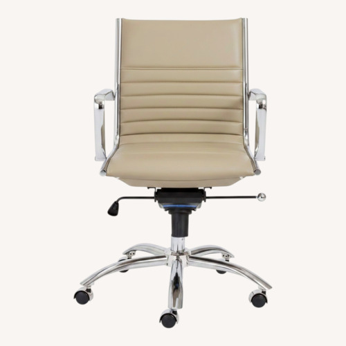 Used Mid-Century style Office Chair Taupe for sale on AptDeco