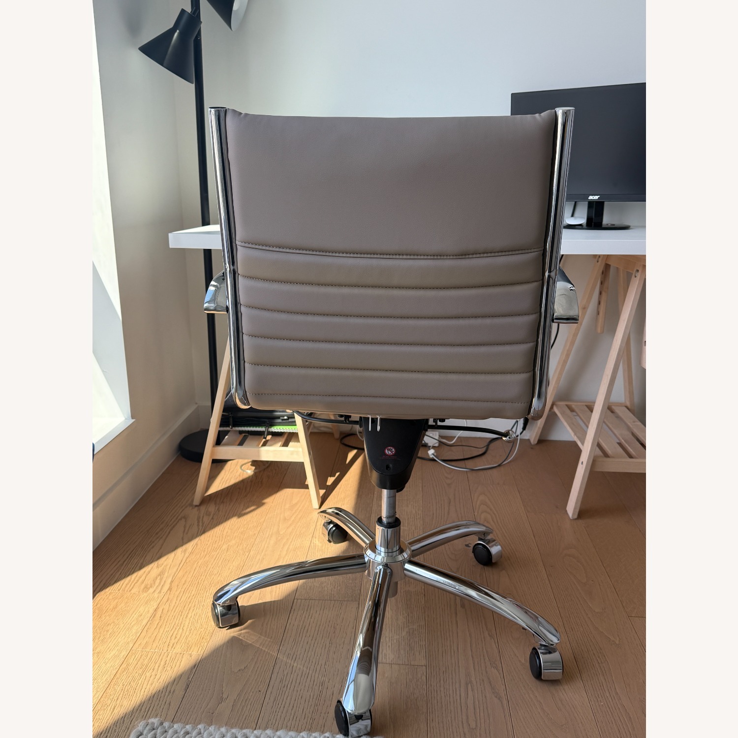 Mid-Century style Office Chair Taupe  - image-13