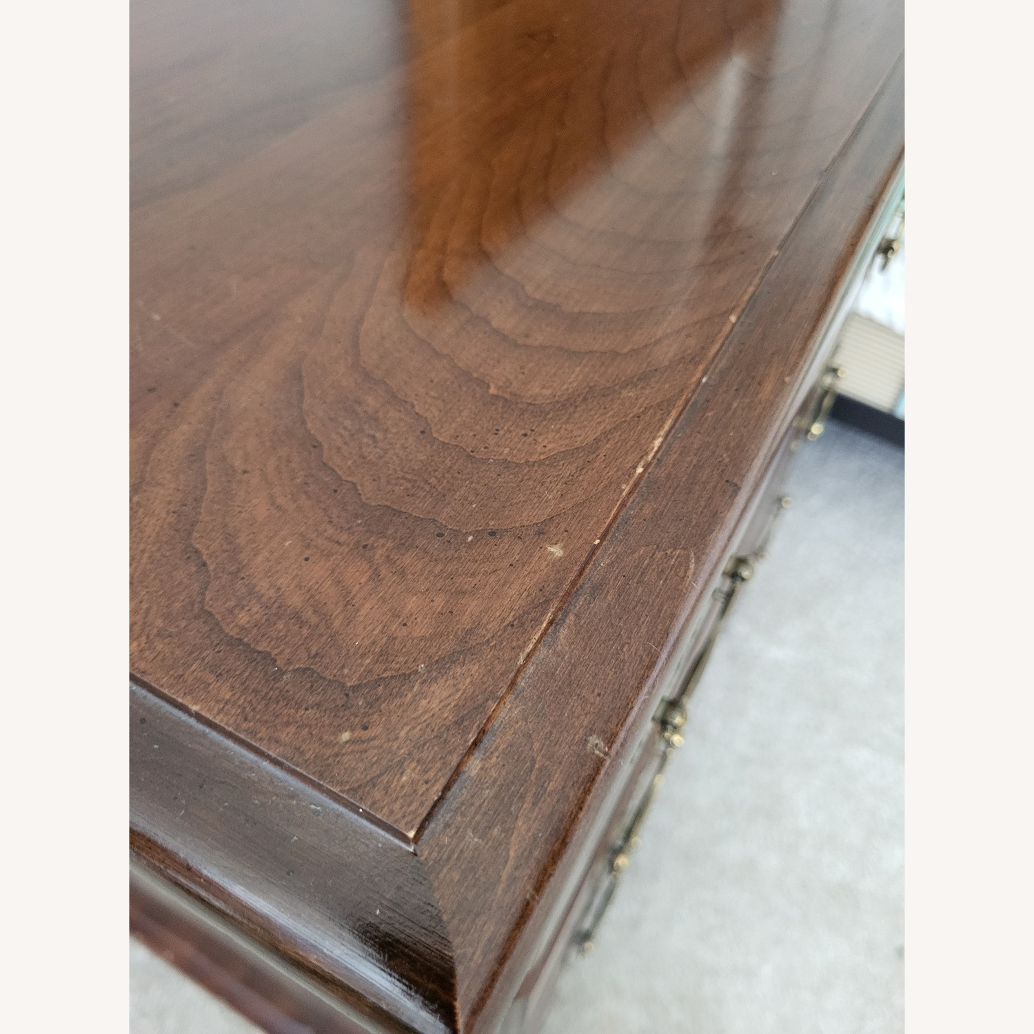 Vintage/Antique Finds Dark Brown Nightstand - image-5
