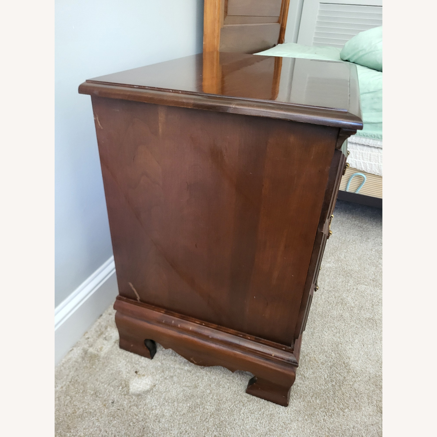 Vintage/Antique Finds Dark Brown Nightstand - image-3