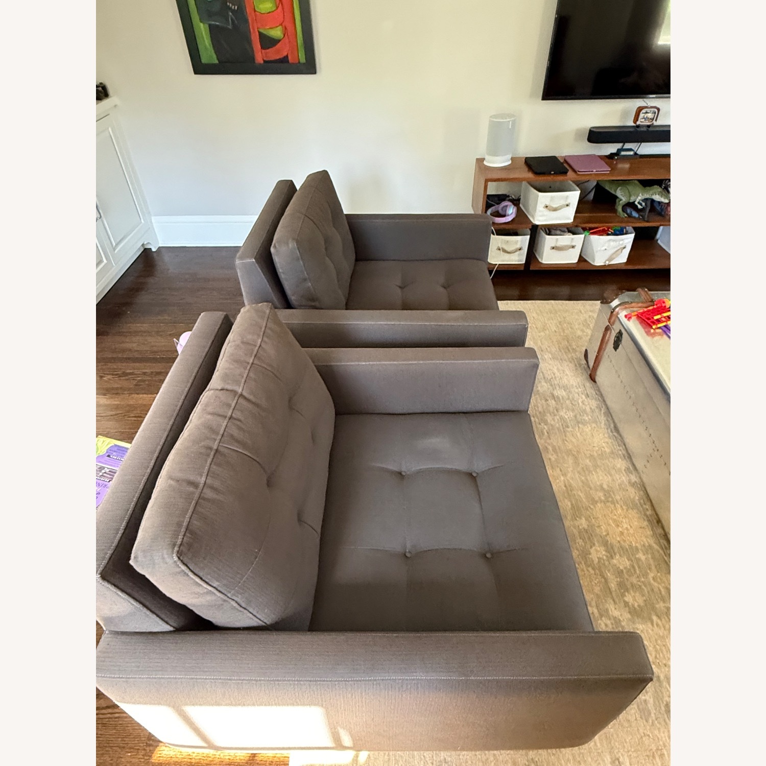 Crate & Barrel Petrie Midcentury Chair - image-6