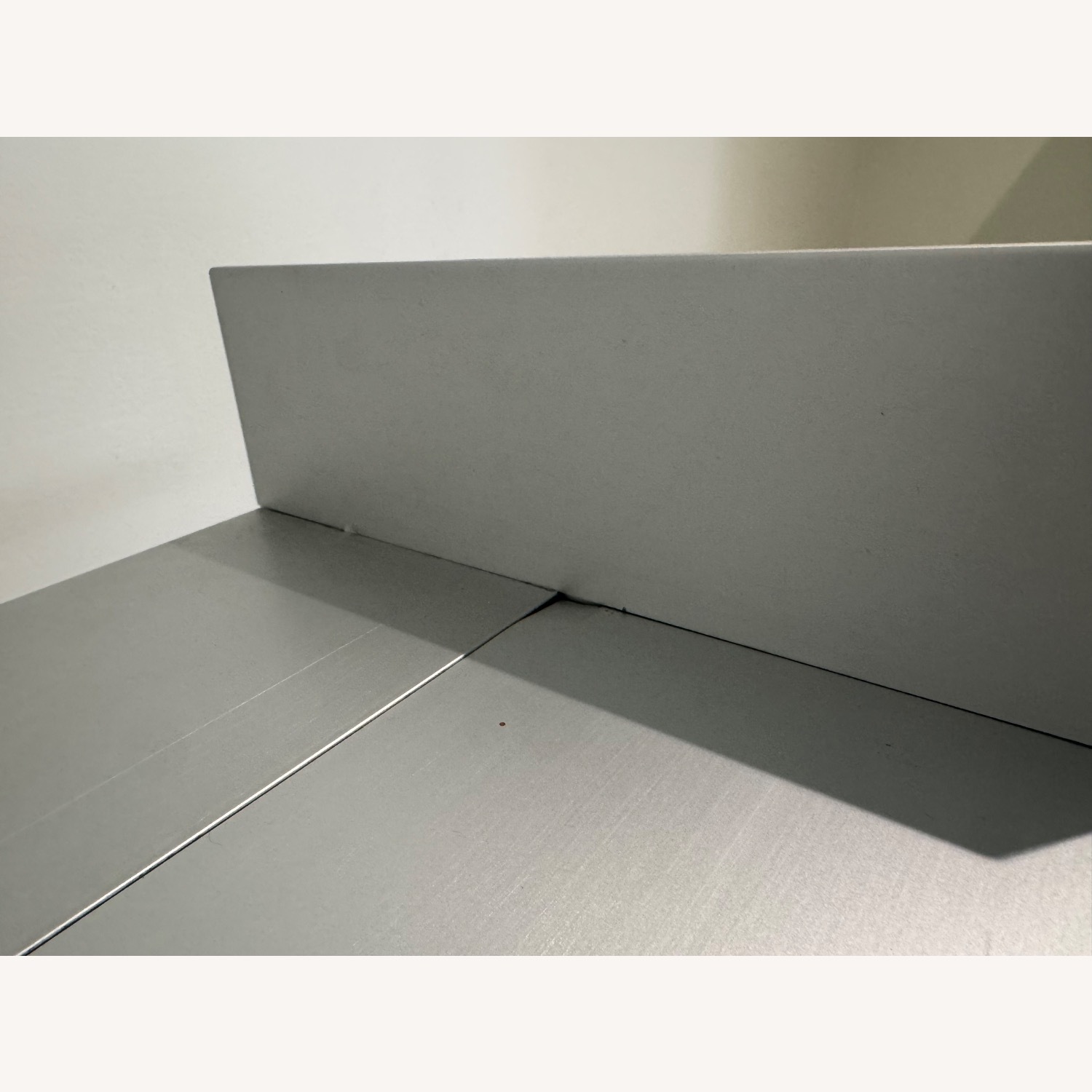 Silver Metal Wall Unit Bookshelf  - image-4