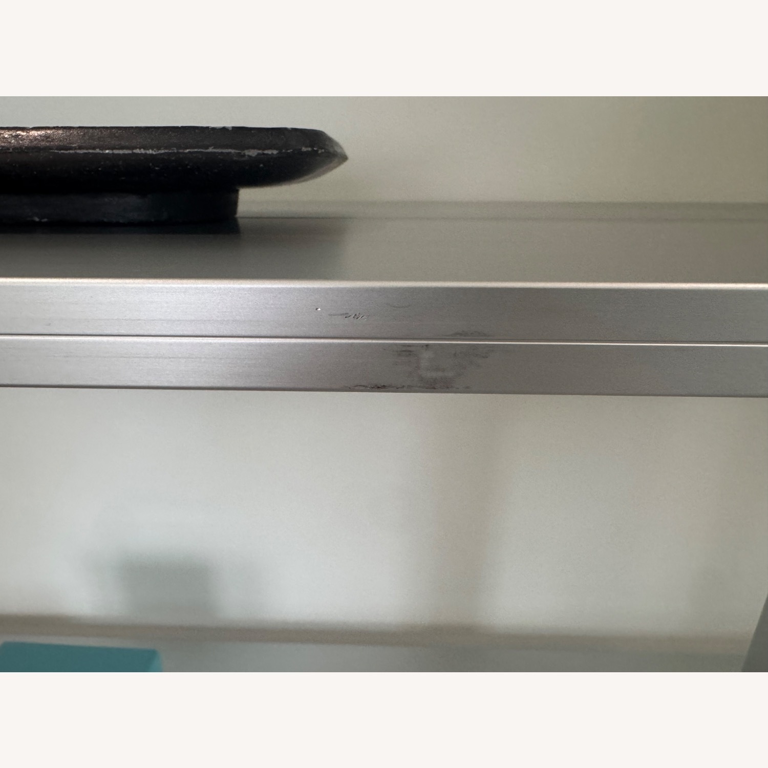 Silver Metal Wall Unit Bookshelf  - image-5