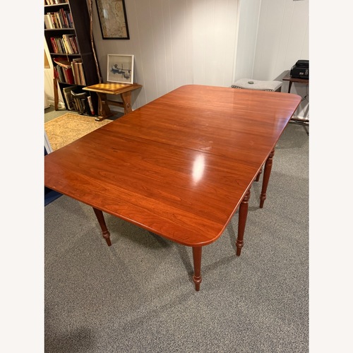 Used Henkel Harris Cherry Wood Dining Table for sale on AptDeco