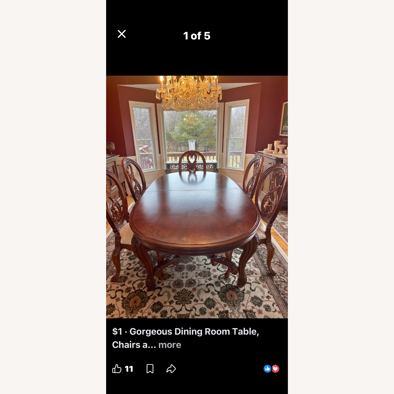 Jessica Maclintock Full Dining Set - image-1