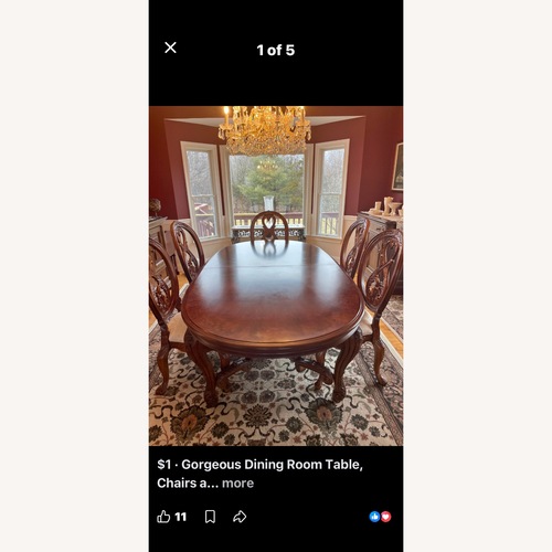 Used Jessica Maclintock Full Dining Set for sale on AptDeco