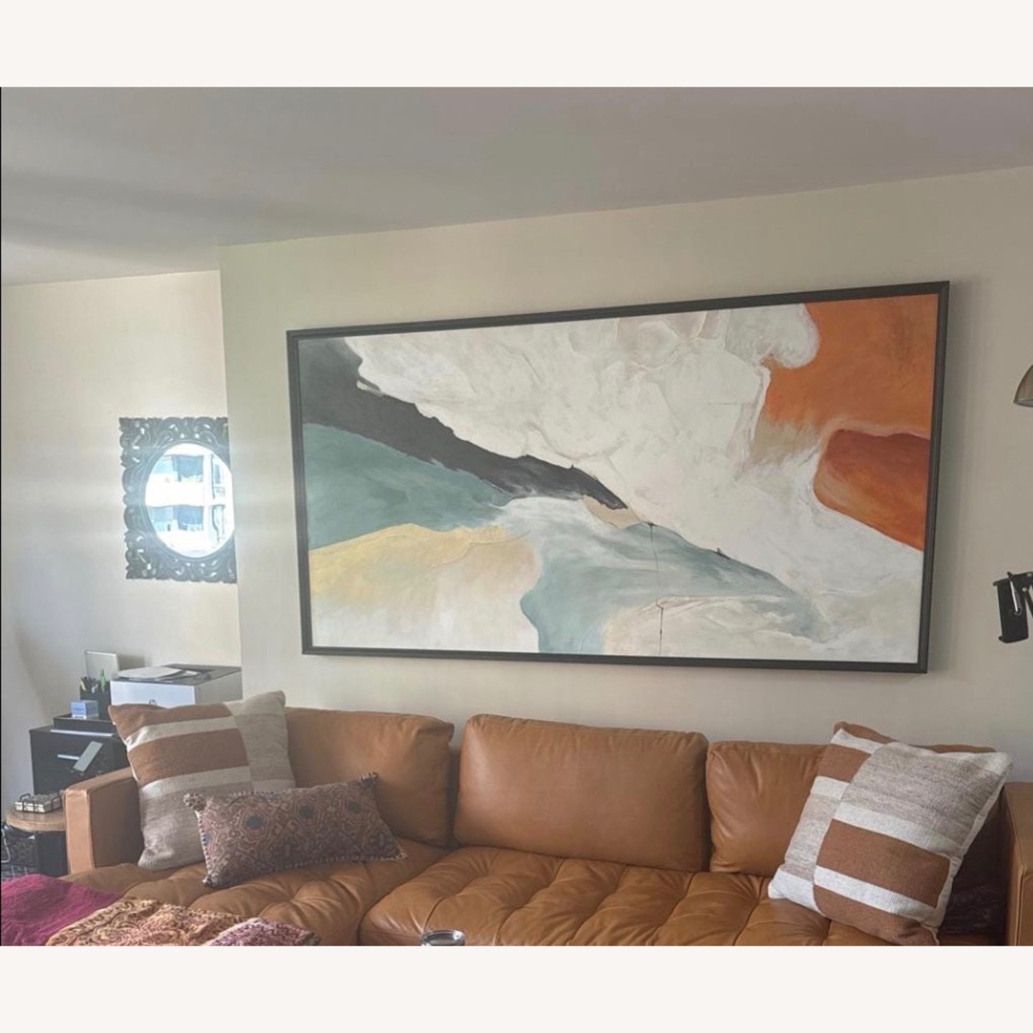 Large Contemporary Abstract Painting (80” x 40”) - image-3