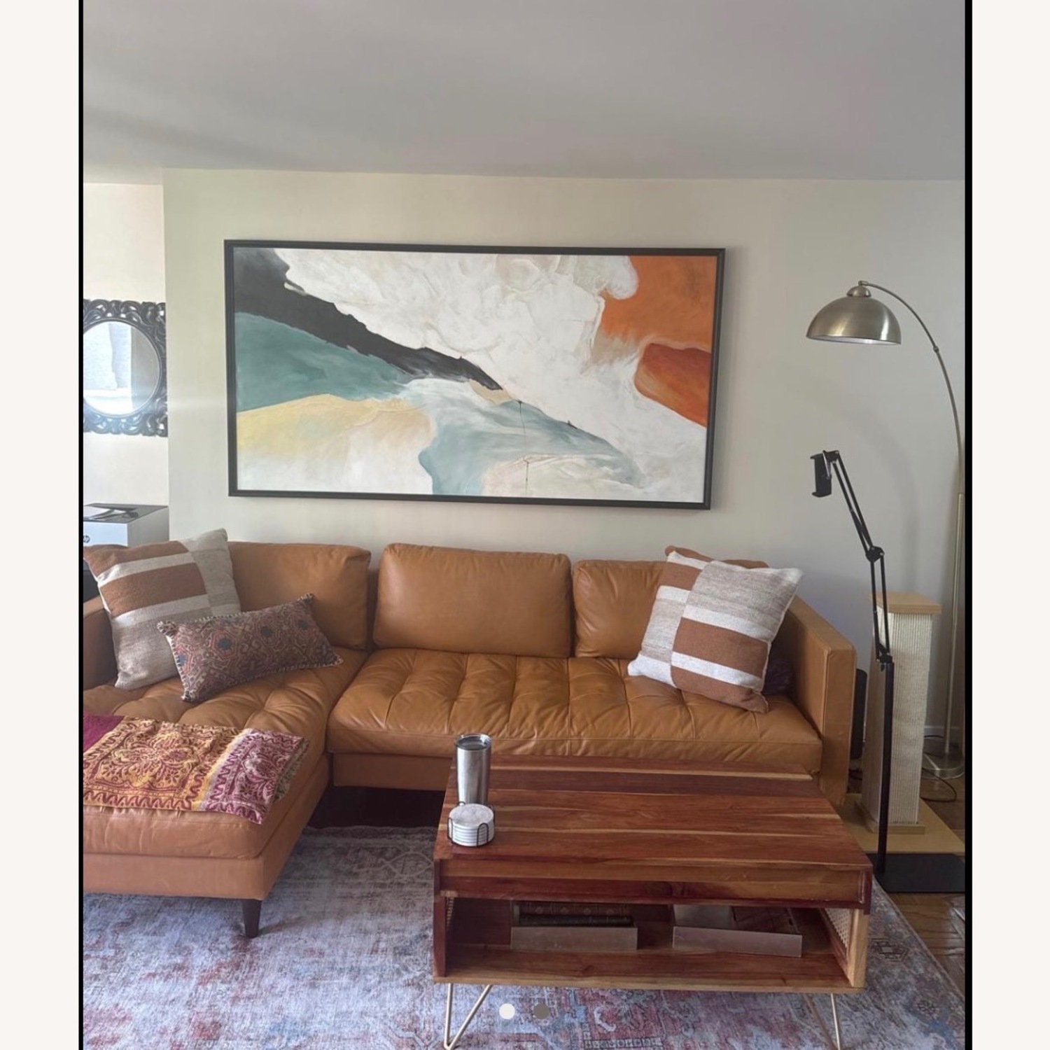 Large Contemporary Abstract Painting (80” x 40”) - image-4