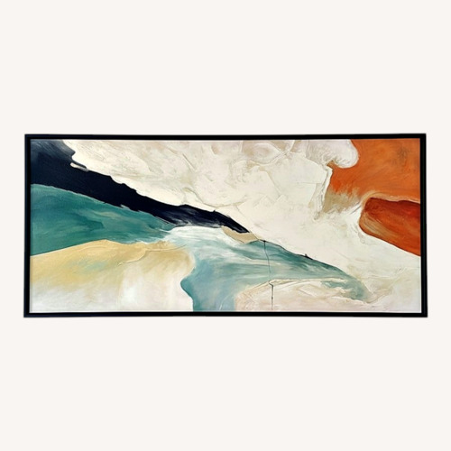 Used Large Contemporary Abstract Painting (80” x 40”) for sale on AptDeco