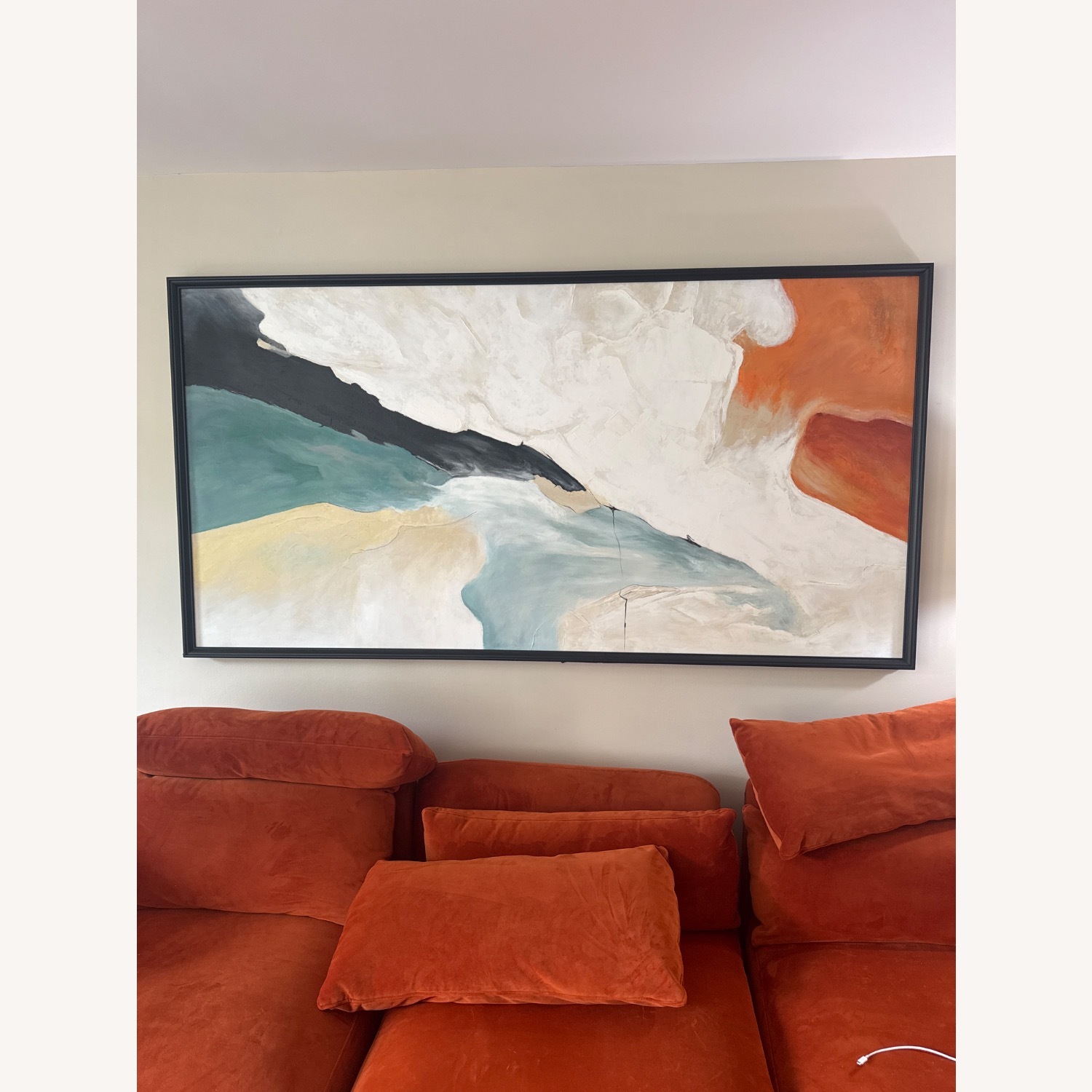 Large Contemporary Abstract Painting (80” x 40”) - image-6