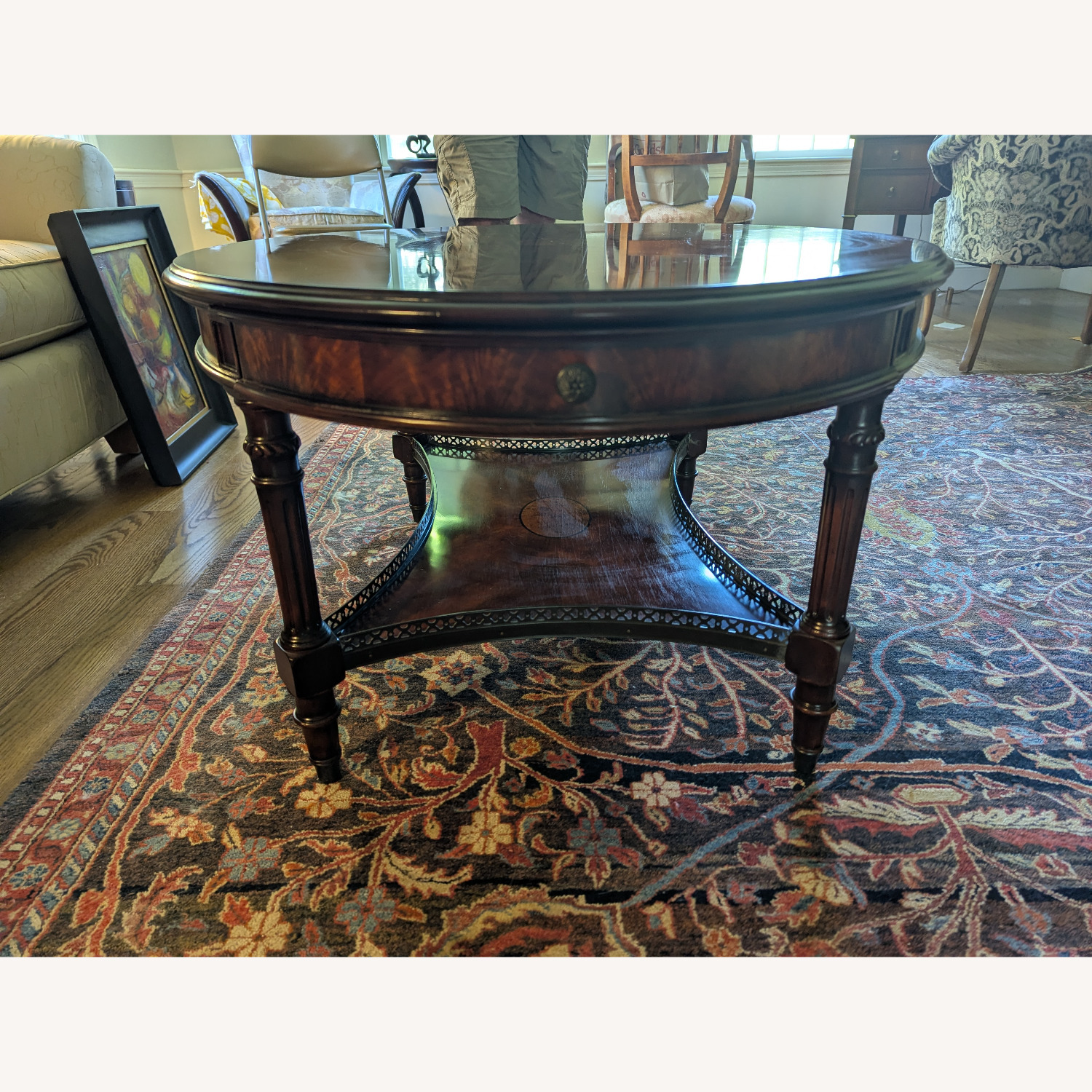 Theodore Alexander Galleried Cocktail Table - image-8