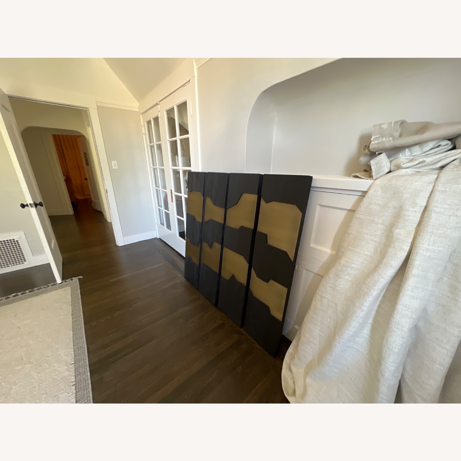 Four Hands Maya Black Wood Wall Decor - image-3