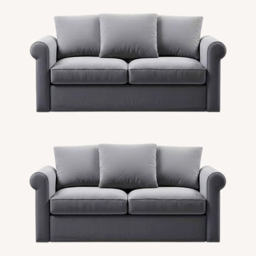 Used IKEA Härlanda Dark Gray Fabric Sleeper Sofa for sale on AptDeco