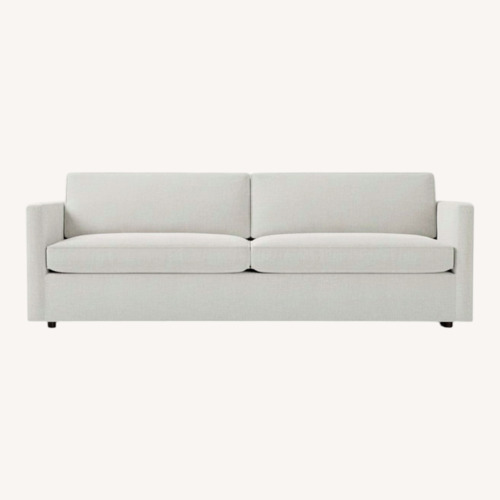 Used West Elm Harris Light Gray Fabric 2 Seater Sofa for sale on AptDeco