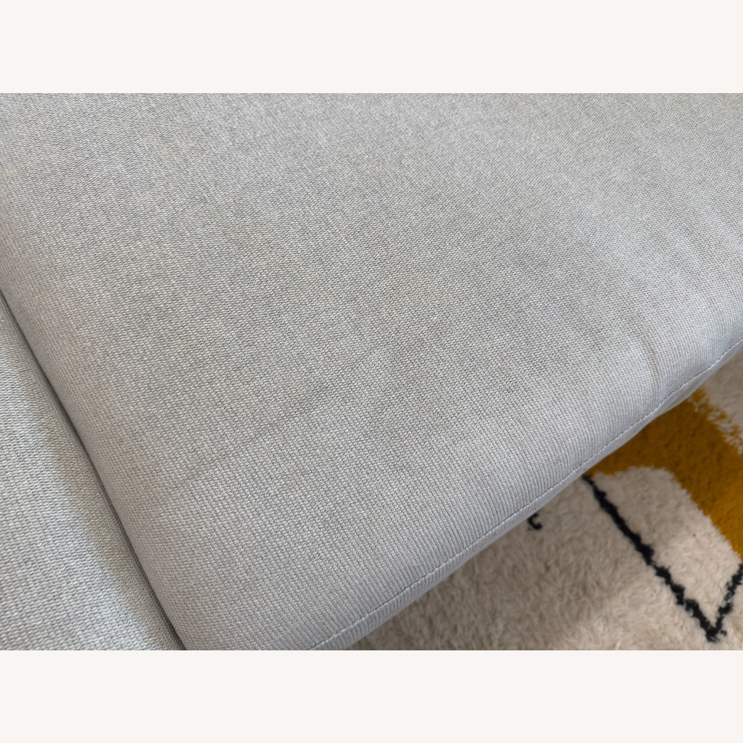 Design Within Reach Blue Fabric Sleeper Sofa - image-5