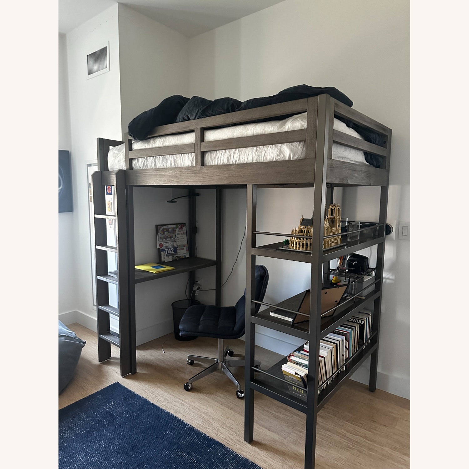 Restoration Hardware Kieran Study Loft Bed - Twin - image-1