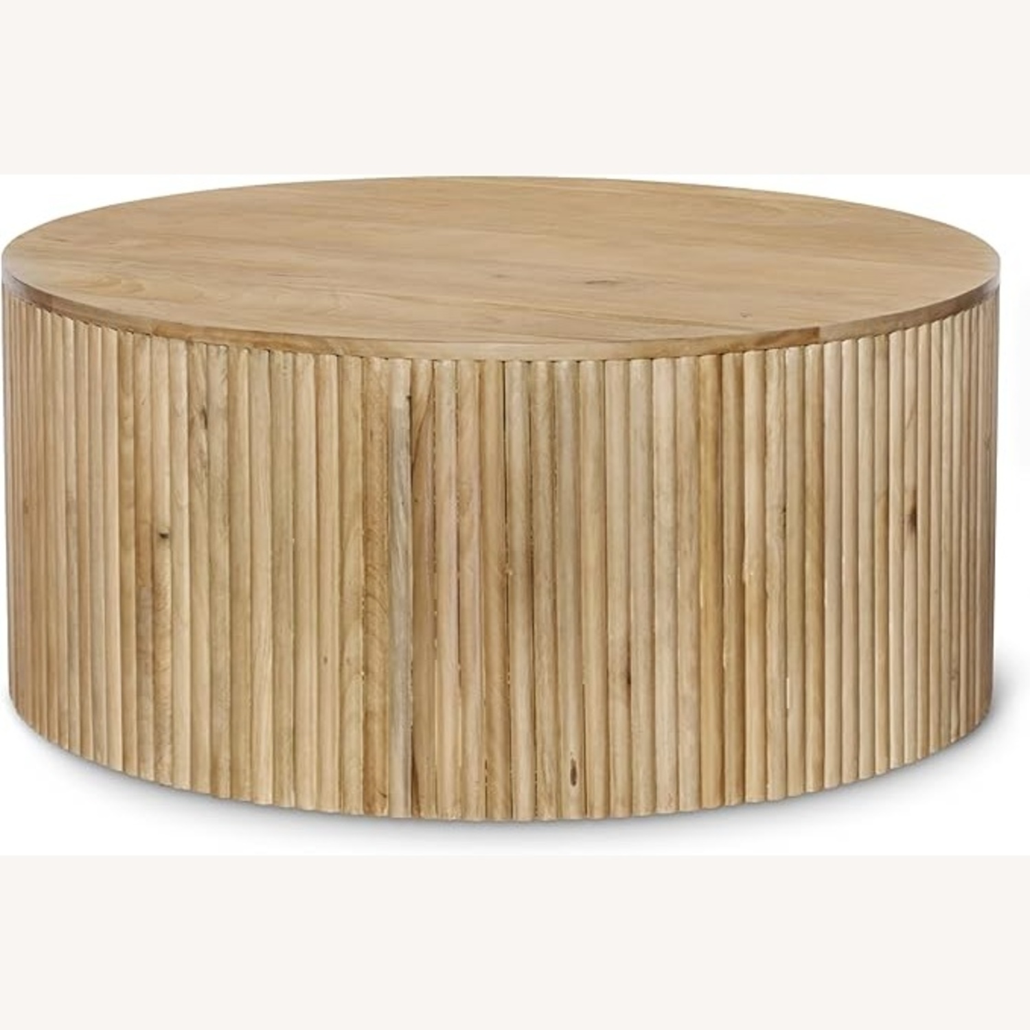 Meridian Natural White Oak Wood Coffee Table - image-4