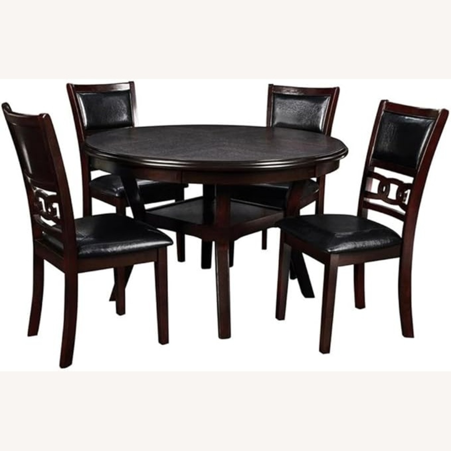 Dark Brown Wood Dining Sets - image-4