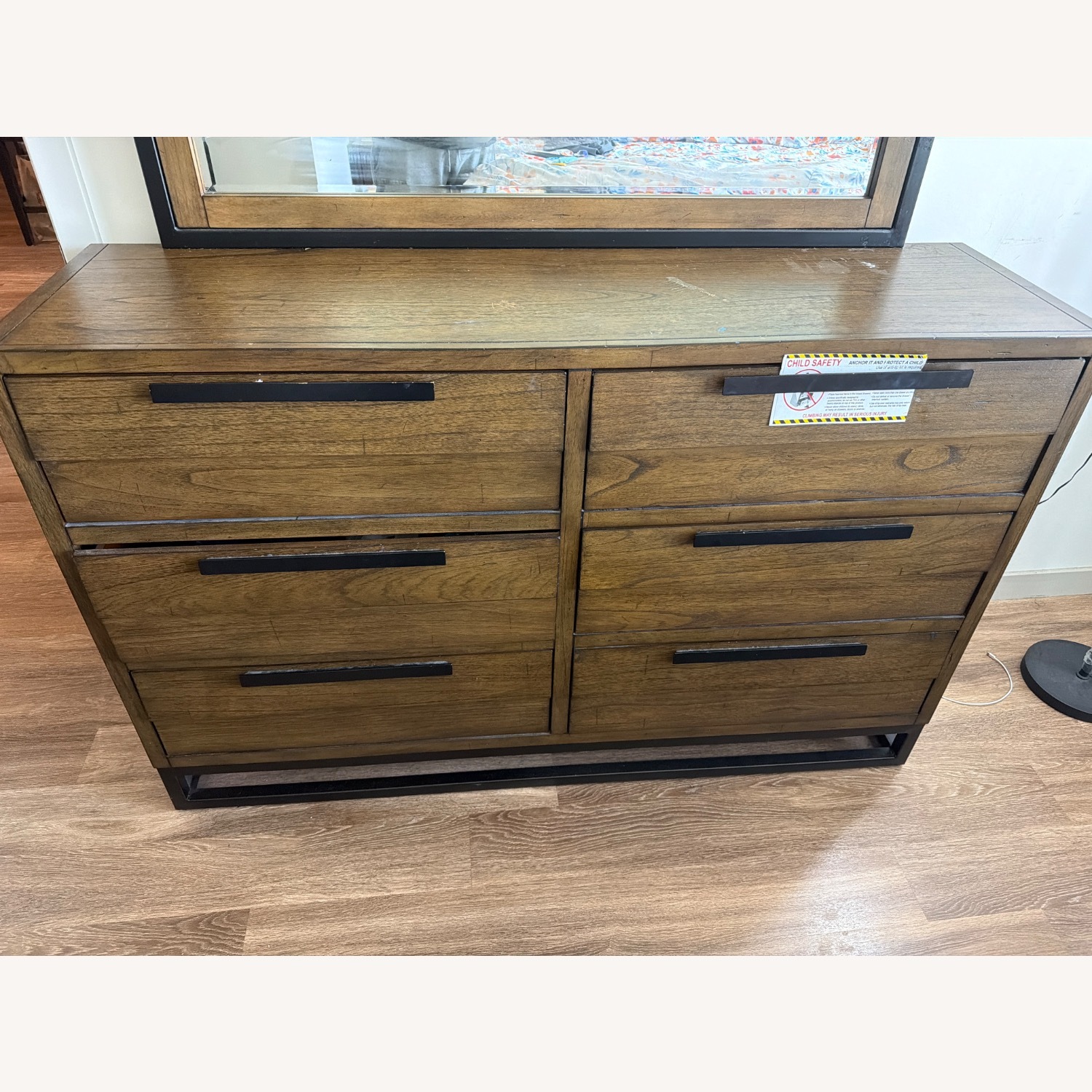 Bob's Discount Furniture Dark Brown Dresser - image-2