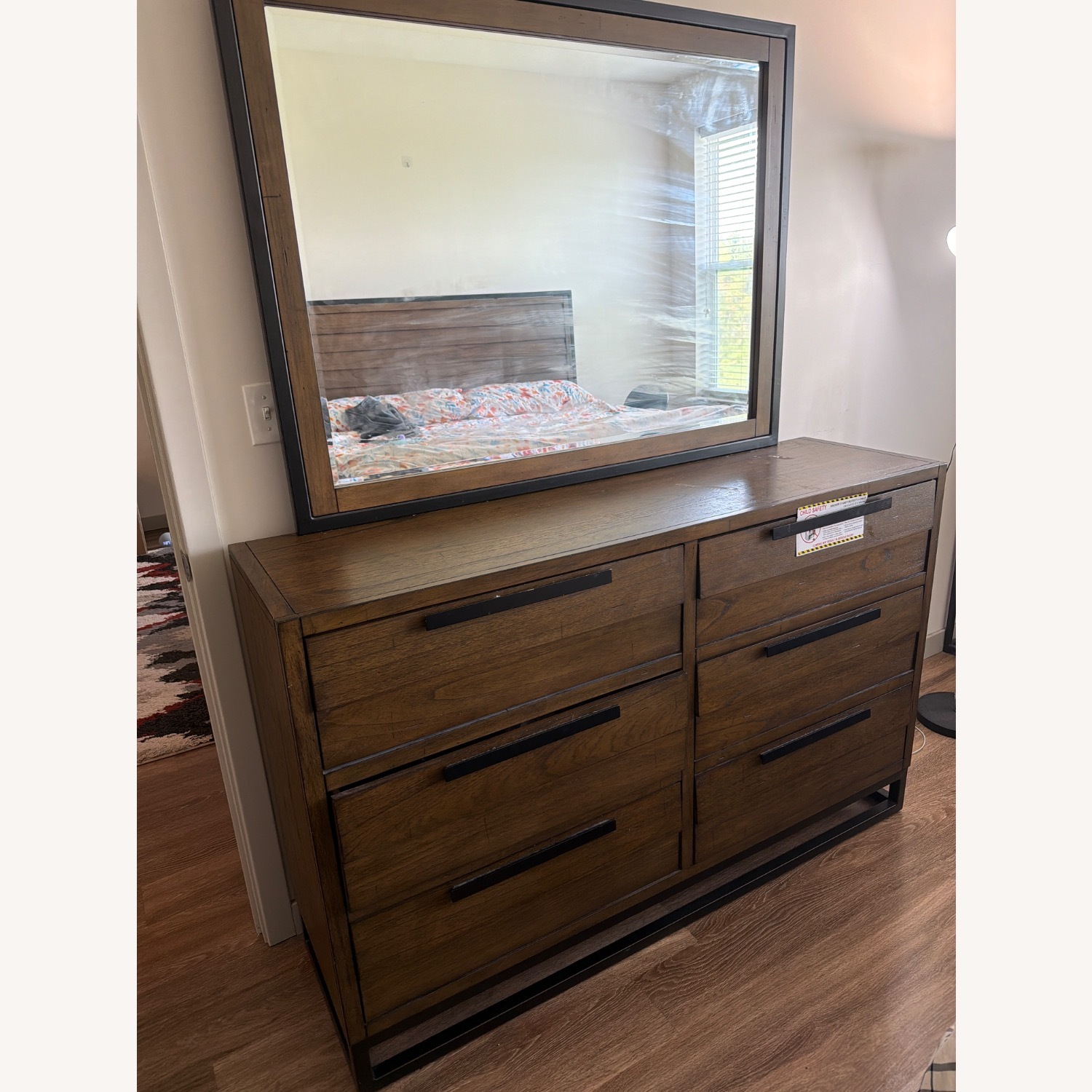 Bob's Discount Furniture Dark Brown Dresser - image-1