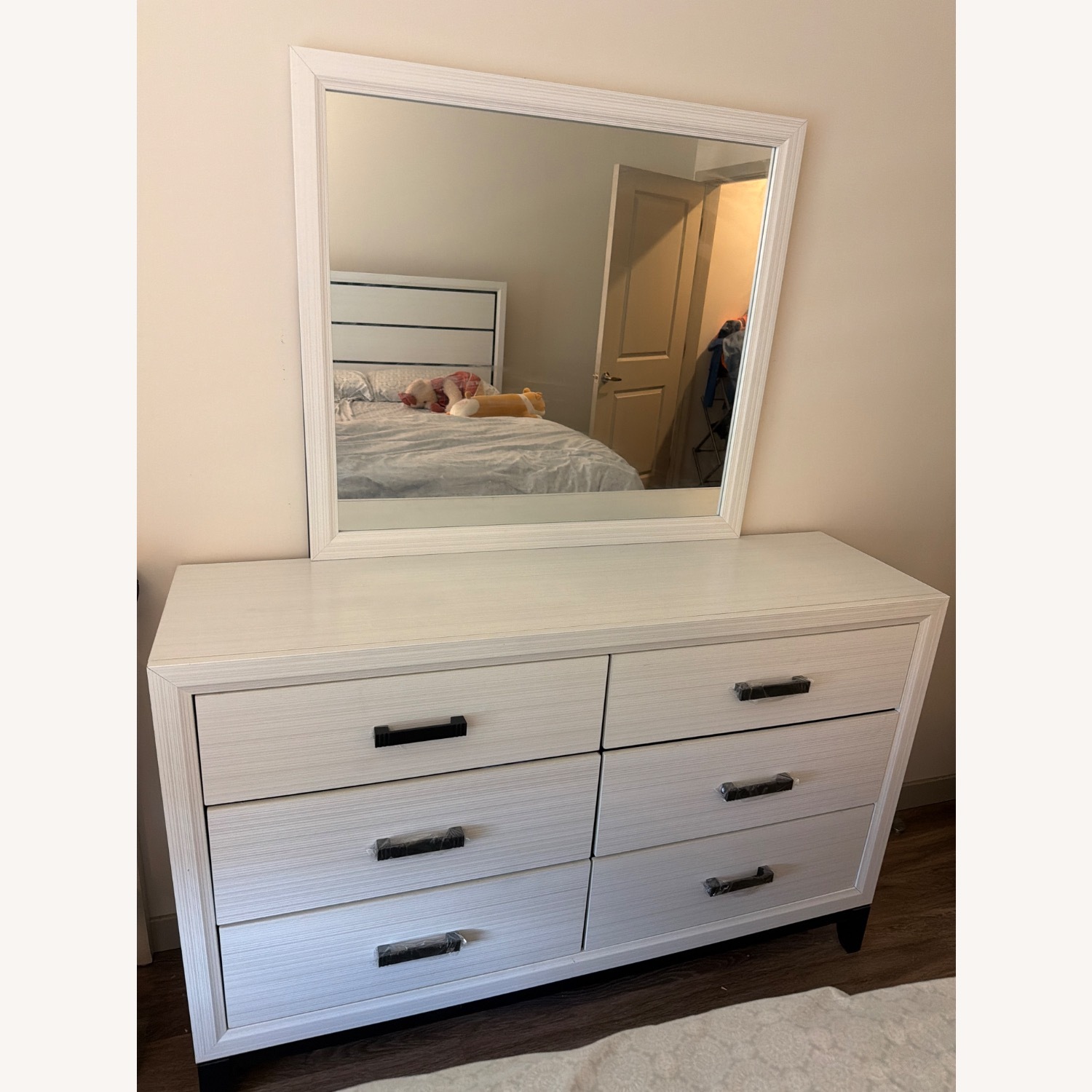 Bob's Discount Furniture Laguna White Dresser - image-1