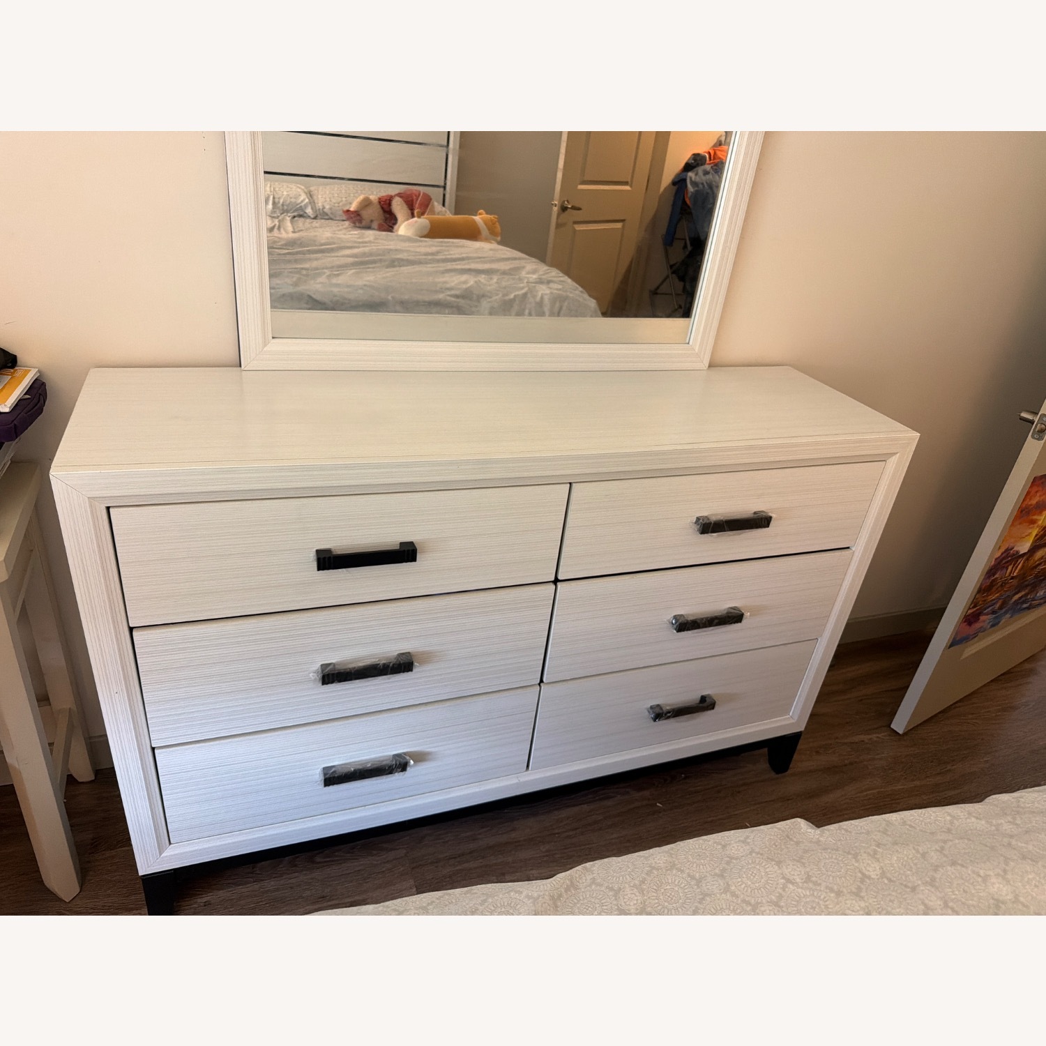 Bob's Discount Furniture Laguna White Dresser - image-2