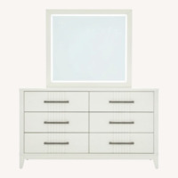 Bob's Discount Furniture Laguna White Dresser