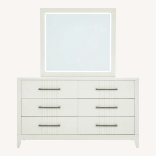 Used Bob's Discount Furniture Laguna White Dresser for sale on AptDeco