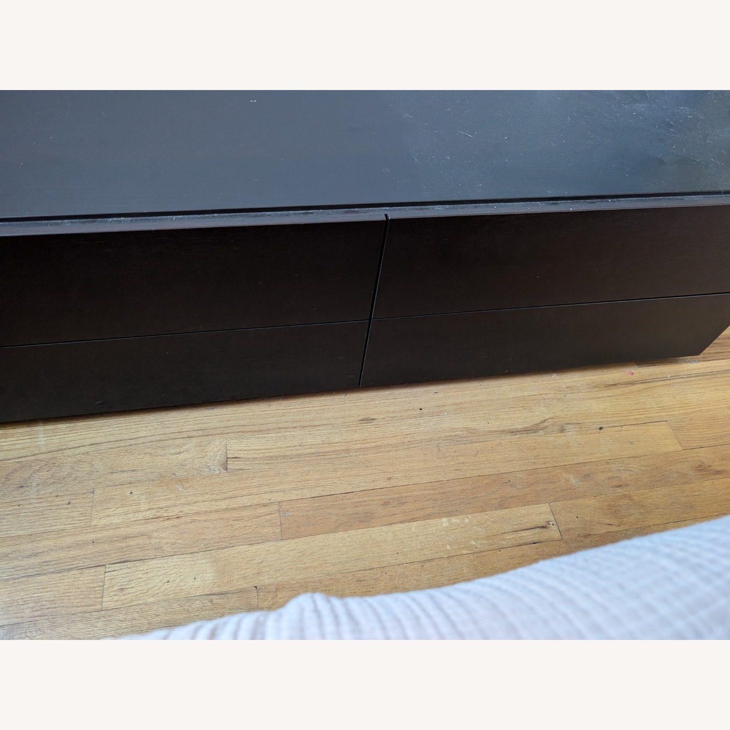 Modern Espresso Wood Queen Platform Bed Frame - image-7