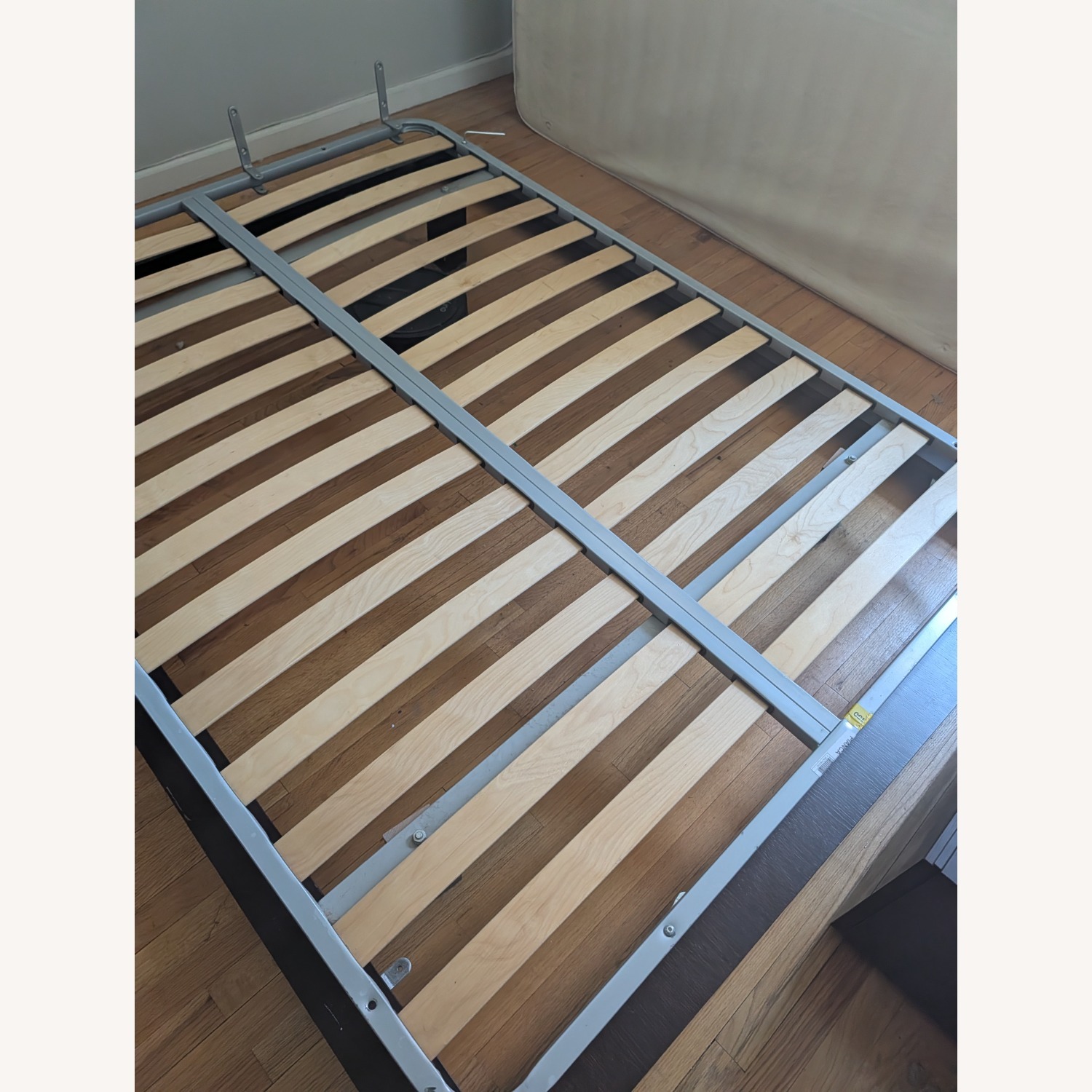 Modern Espresso Wood Queen Platform Bed Frame - image-2