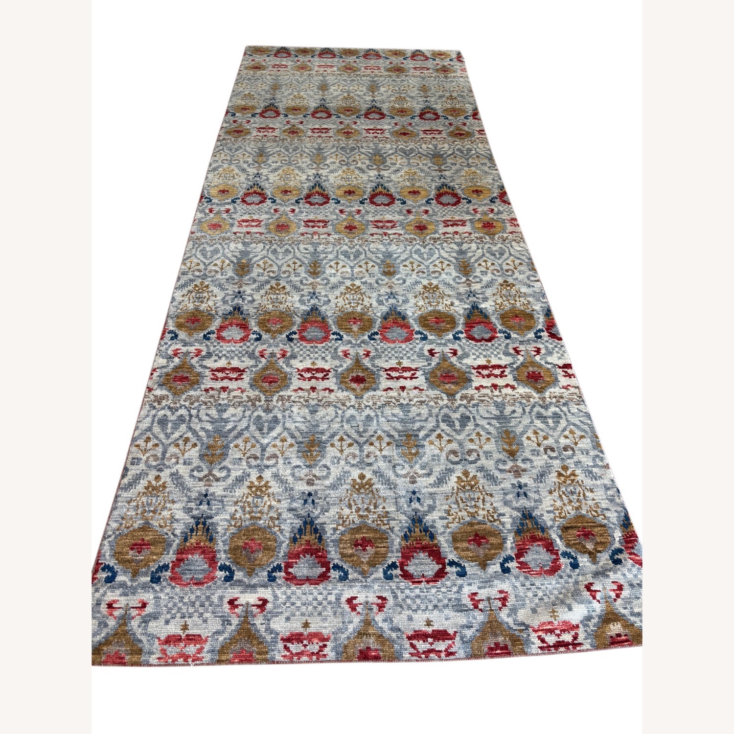 Light Gray Modern Runner Rug 6' x 15.8' - image-1